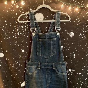NWOT Dark Denim Overalls